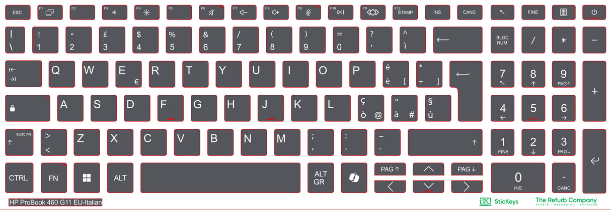 SticKeys for HP ProBook 460 G11