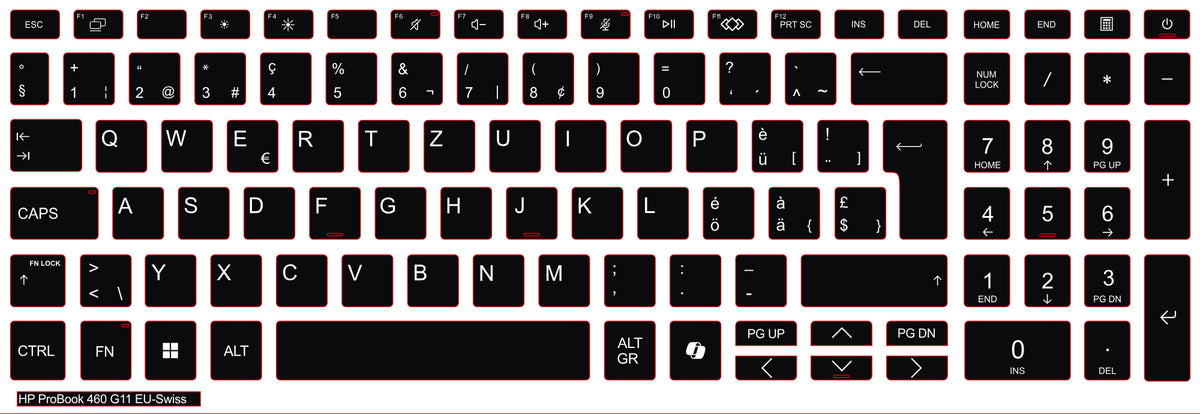 SticKeys for HP ProBook 460 G11