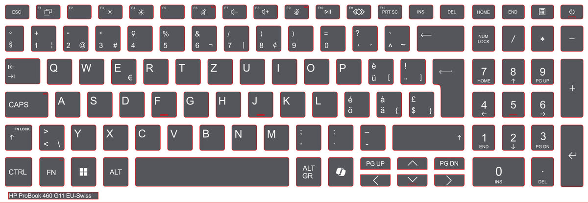 SticKeys for HP ProBook 460 G11