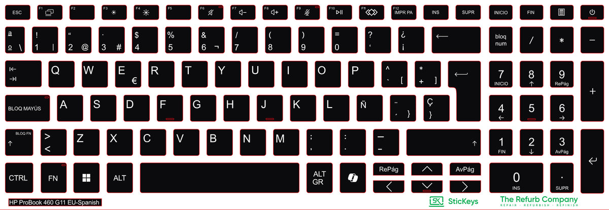 SticKeys for HP ProBook 460 G11