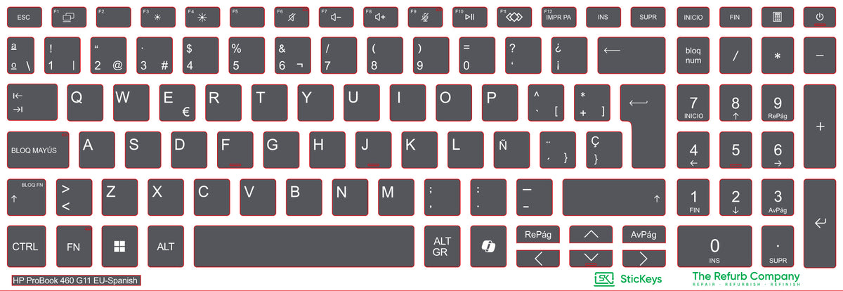 SticKeys for HP ProBook 460 G11