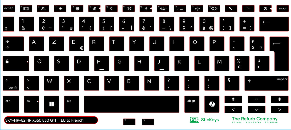 SticKeys for HP EliteBook x360 830/835 G11/G12