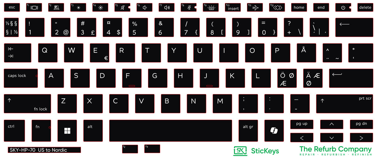 SticKeys for HP EliteBook 840/845 G11/G12