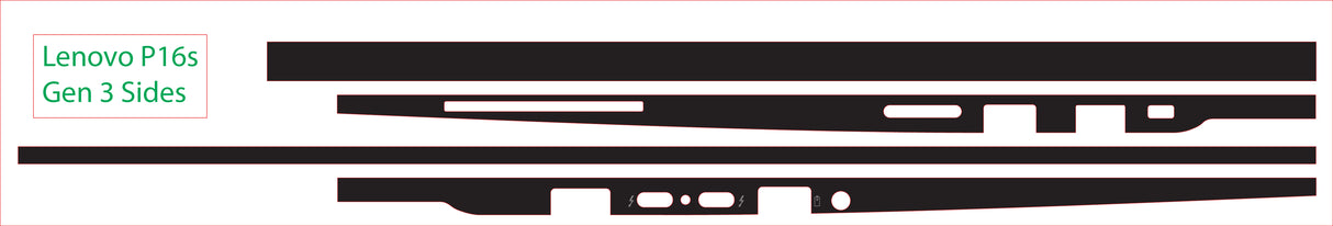 Side Skinz for Lenovo ThinkPad P16s G3 G4