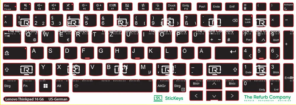 SticKeys® for Lenovo ThinkBook 16 G6