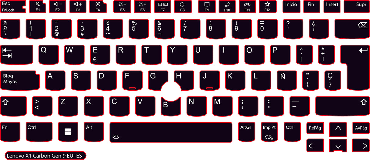 SticKeys® for Lenovo Thinkpad X1 Carbon G9 / G10 / G11