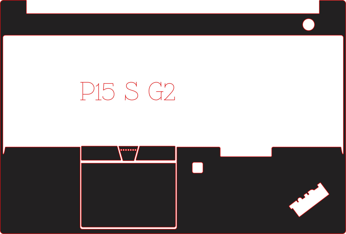 Palm & Track Skinz for Lenovo P15s G2