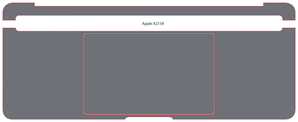 Palm & Track Skinz for Apple MacBook Pro A2159