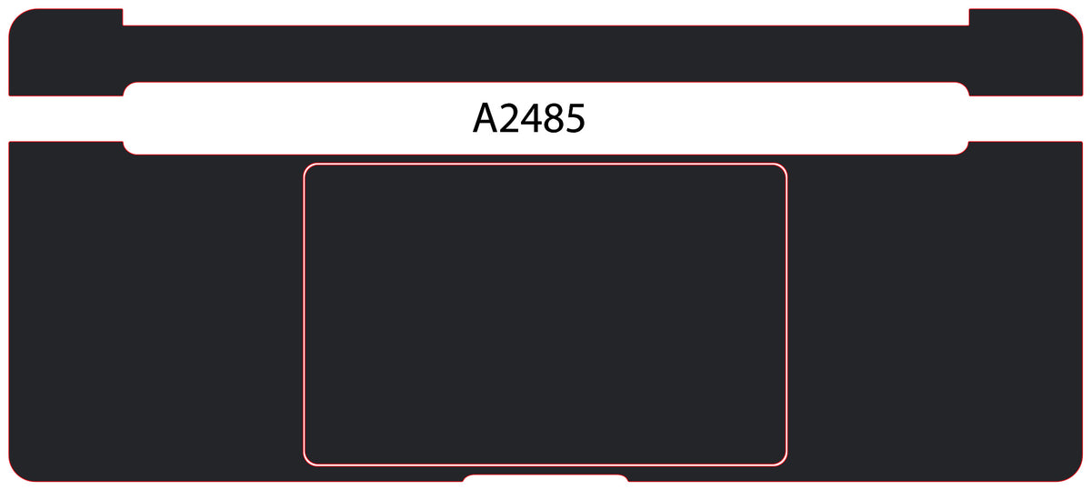 Palm & Track Skinz for Apple MacBook Pro A2485 A2991 A3403