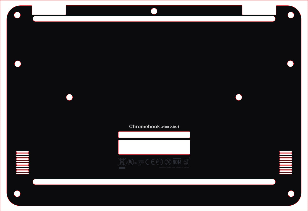 Base Skinz for Dell Chromebook 3100 2in1