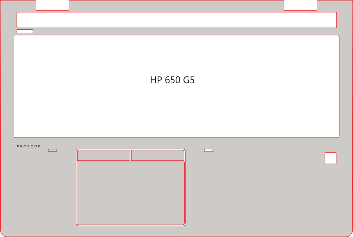 Palm & Track Skinz for HP ProBook 650/655 G5/G6