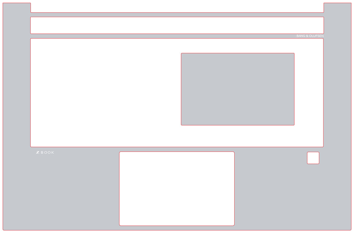 Palm & Track/Track Skinz for HP ZBook Studio G7
