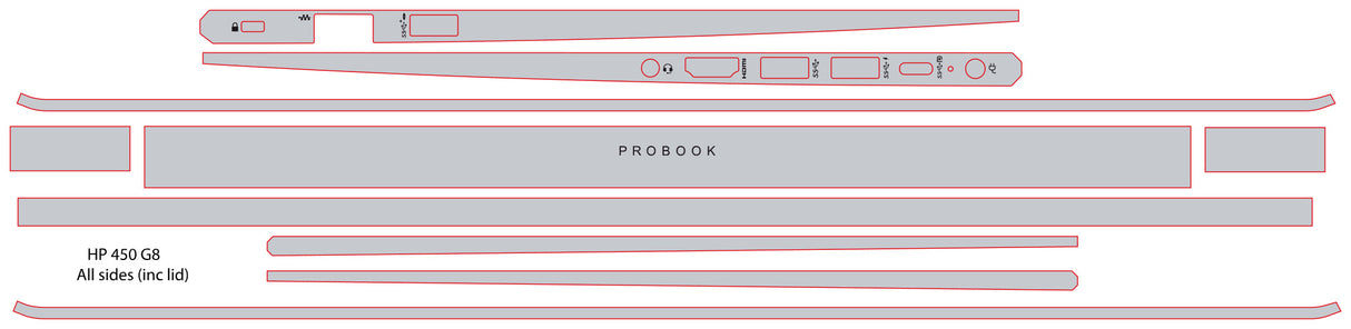 Side Skinz for HP ProBook 450/455 G7/G8