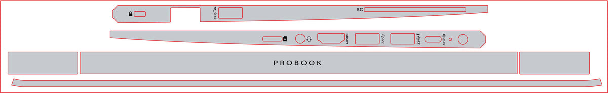Side Skinz for HP ProBook 640/645 G7/G8