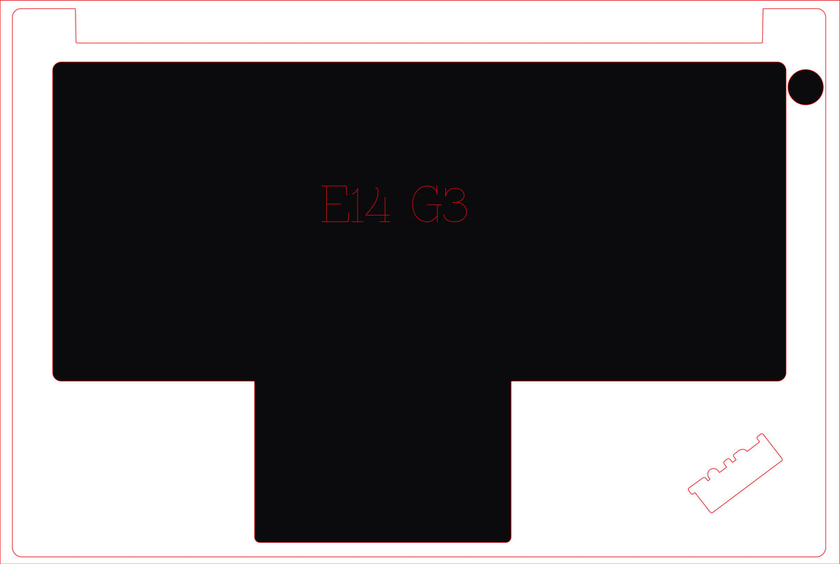 Palm & Track Skinz for Lenovo ThinkPad E14 G3/G4