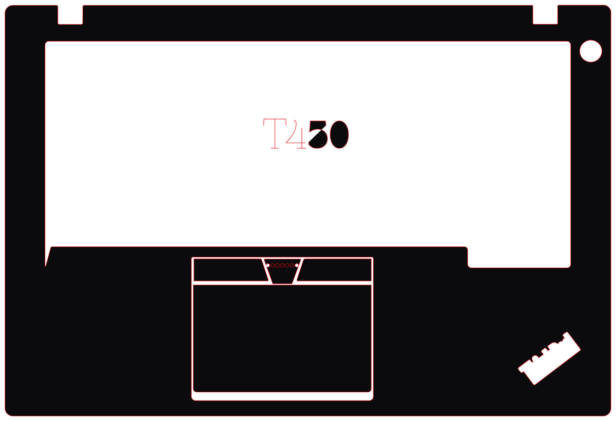 Palm & Track Skinz for Lenovo ThinkPad T450