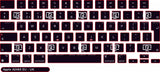 SticKeys® for Apple Macbook Pro A2485 / Apple Macbook Air A2681 / Apple Macbook Pro A2780