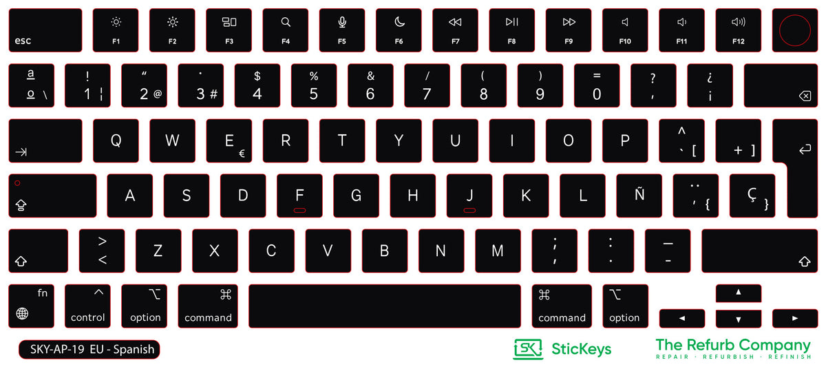 SticKeys for Apple A2442 A2681 A2941 A3113 A3114 A3403