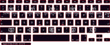 SticKeys® for Apple Macbook Pro A1398, A1502 / Apple Macbook Air 13" A1466