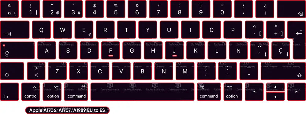 SticKeys® for Apple Macbook Pro A1706, A1707, A1989