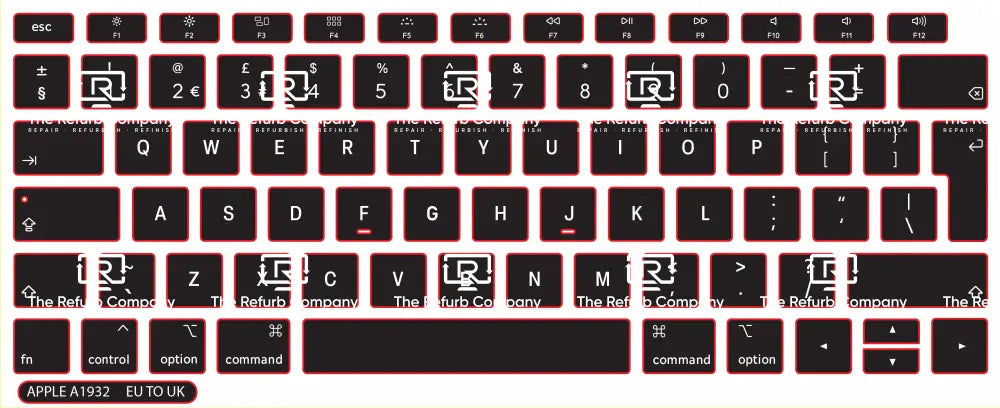 SticKeys® for Apple Macbook Air 8,1 A1932