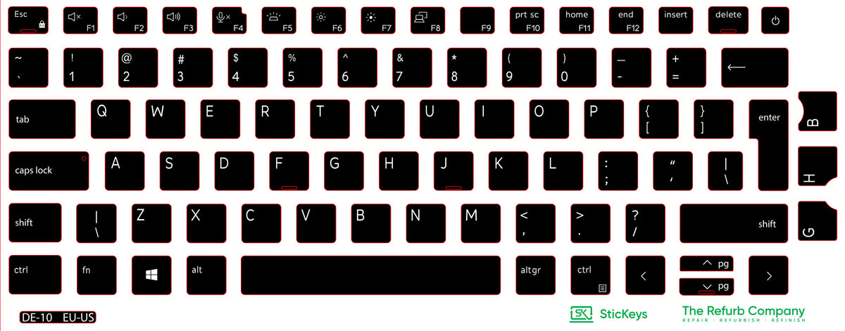 SticKeys for Dell Latitude 5420/5430/5440/7420/7430/7520/7530/9420