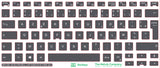 SticKeys for Dell Latitude 5300, 5310, 7300 2in1