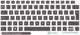 SticKeys for Dell Latitude 5320, 5330, 7320, 7330, 5320 2in1