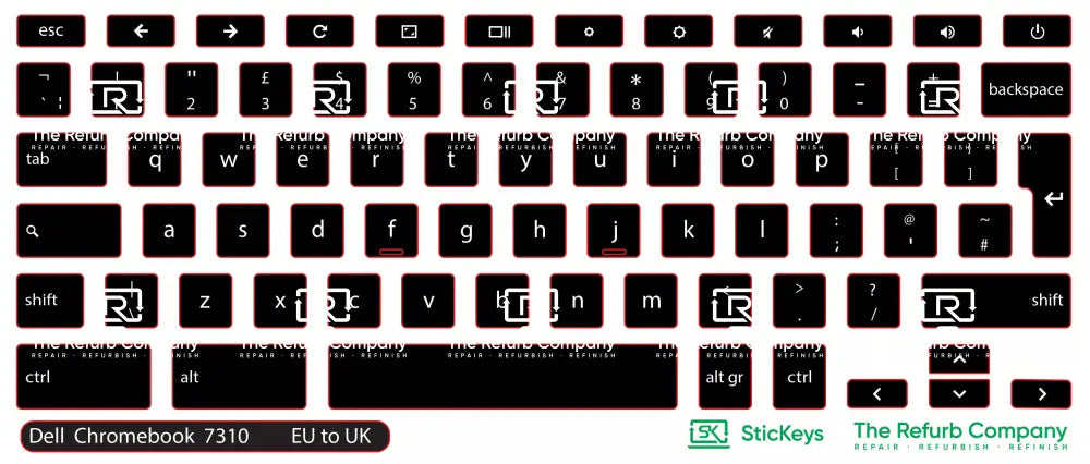 SticKeys® for Dell Chromebook 7310