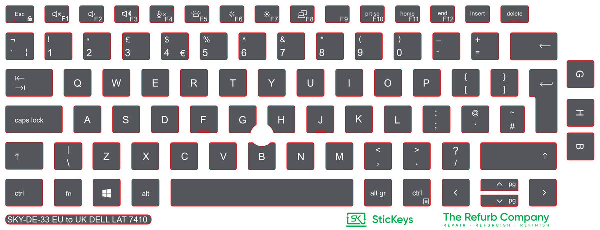 SticKeys for Dell Latitude 7410