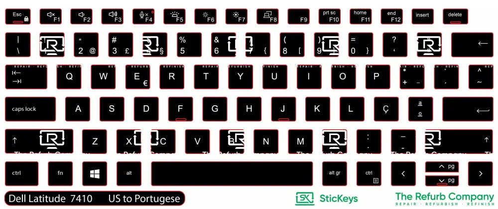 SticKeys® for Dell Latitude 7410