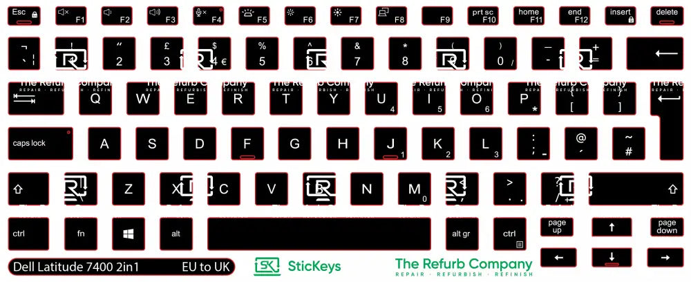 SticKeys® for Dell Latitude 7400 2in1