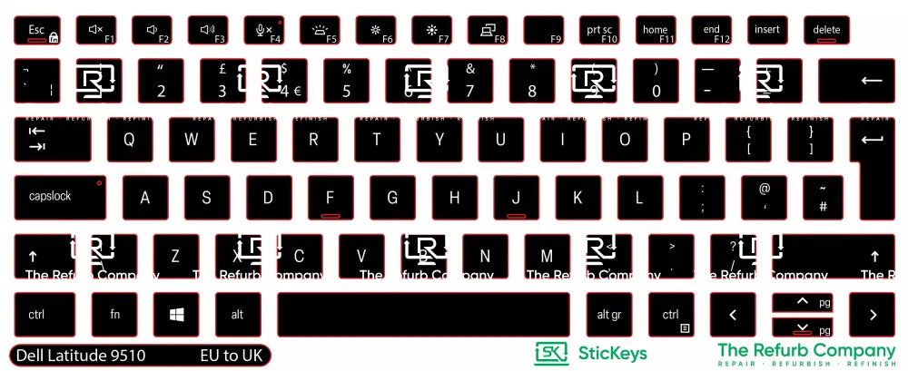 SticKeys® for Dell Latitude 9510