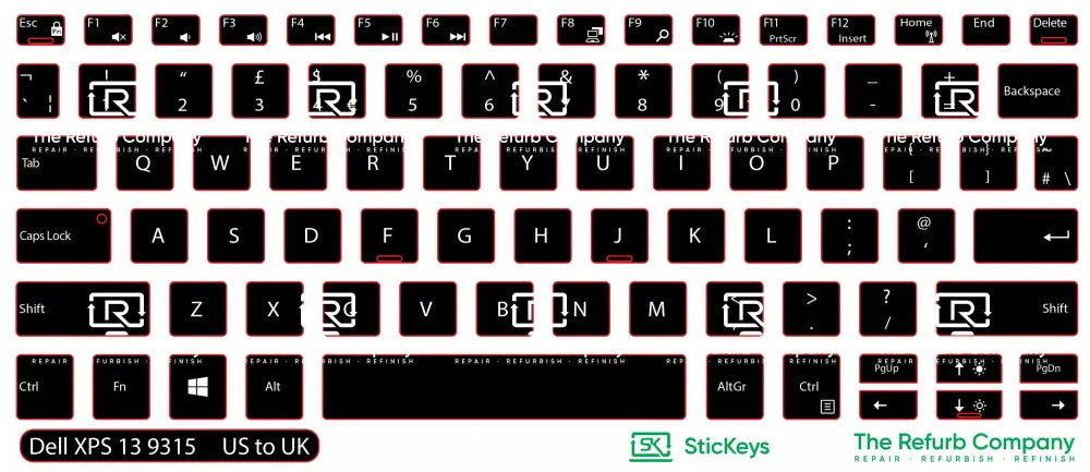 SticKeys® for Dell XPS 9365 13