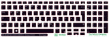 SticKeys® for Dell Latitude 3530, 5550, 5570, 5580, 5590, 5591 / Dell Precision 7510, 7520
