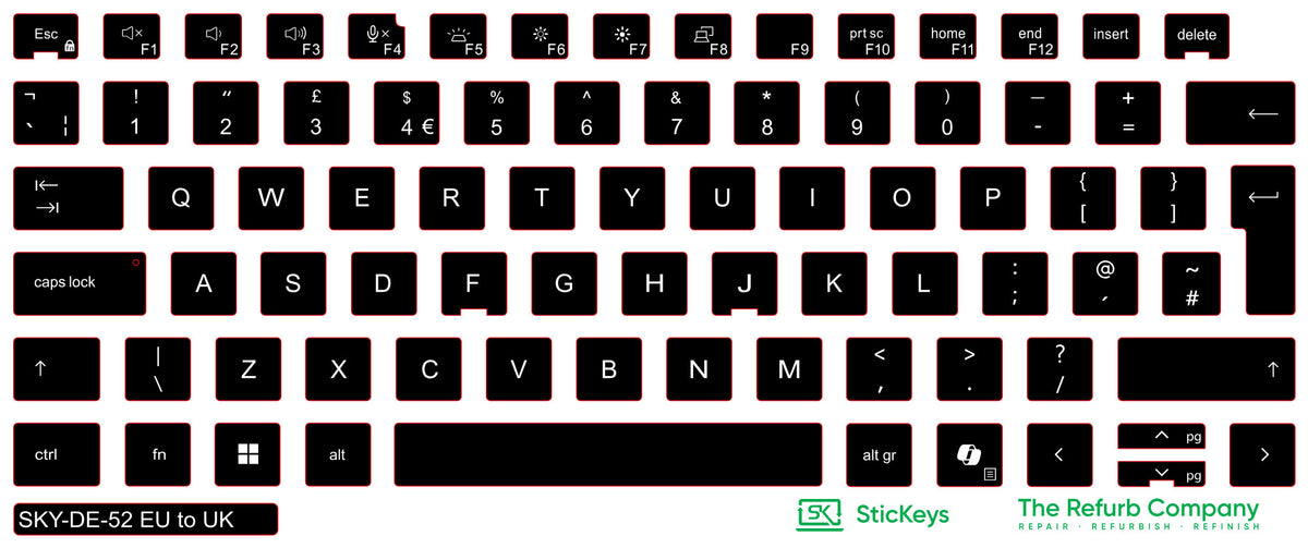 SticKeys for Dell Latitude 3440/3450