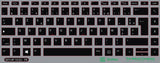 SticKeys for HP EliteBook 640 645 G9, G10 / ProBook 440 G8, G9, G10 / ProBook 445 G8, G9, G10