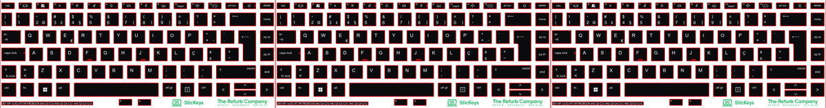 SticKeys for HP EliteBook 640 645 G9, G10 / ProBook 440 G8, G9, G10 / ProBook 445 G8, G9, G10