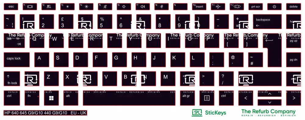 SticKeys® for HP Probook 640 G9, G10 / 440 G9, G10