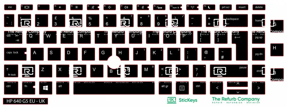 SticKeys® for HP Probook 640 G4 / G5