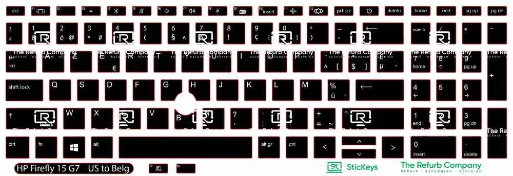 SticKeys® for HP Firefly 15 G7