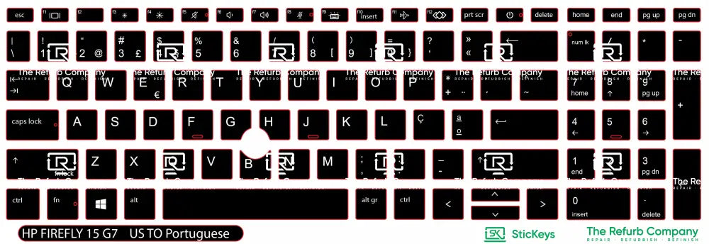 SticKeys® for HP Firefly 15 G7