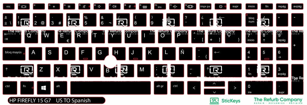 SticKeys® for HP Firefly 15 G7