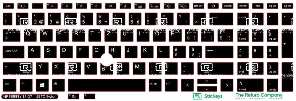 SticKeys® for HP Firefly 15 G7