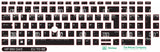 SticKeys® for HP Probook 450 G5 / 455 G5 / 470 G5 / 650 G4,G5 /  655 G4, G5