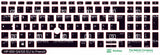 SticKeys® for HP Probook 450 G5 / 455 G5 / 470 G5 / 650 G4,G5 /  655 G4, G5
