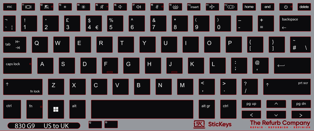 SticKeys for HP EliteBook 830/835 G9/G10