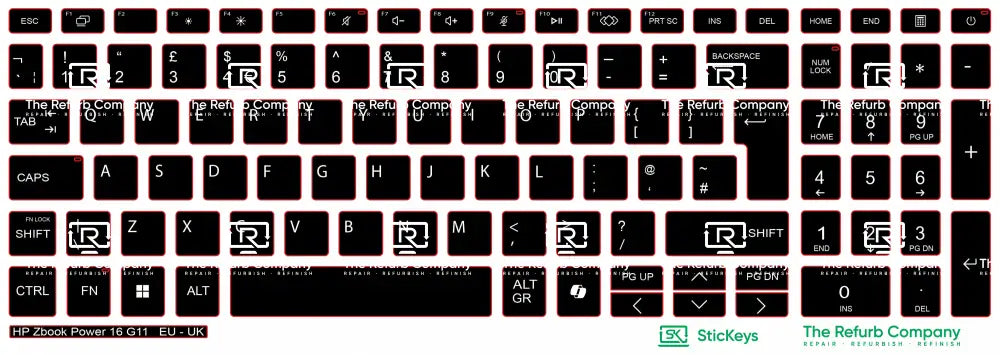 SticKeys® for HP Zbook Power 16 G11