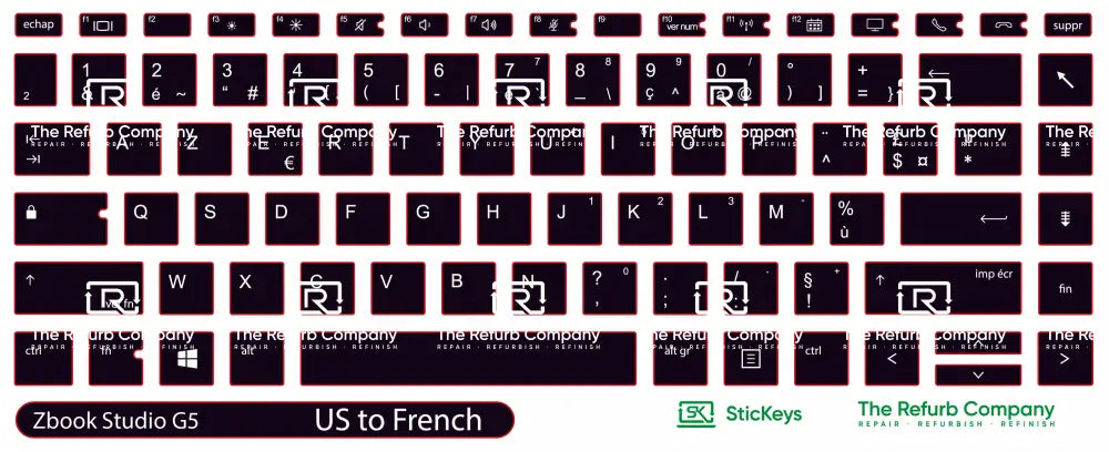 SticKeys® for HP Zbook Studio G5
