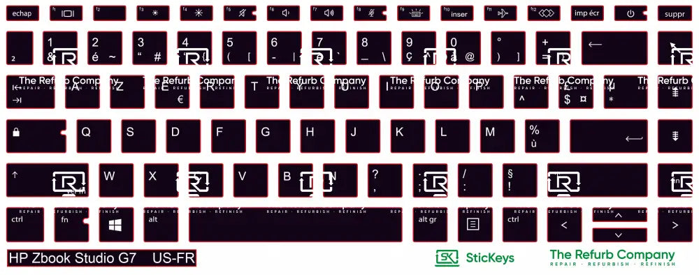 SticKeys® for HP Zbook Studio  G7